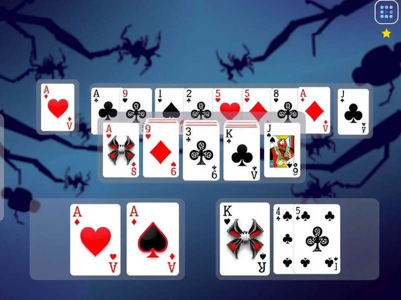 Spider Solitaire Game on Laptop and Mobile