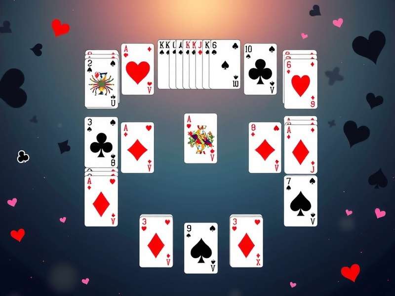 Spider Solitaire Bliss 2 Suits गेमप्ले स्क्रीनशॉट