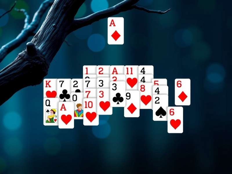 Spider Solitaire bezmaksas game interface showing cards and free play options