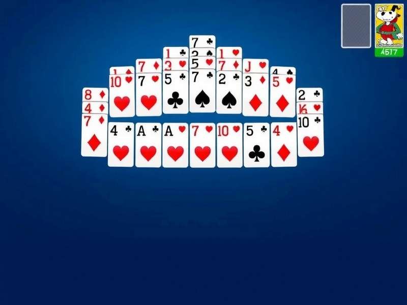 Strategic gameplay of Spider Solitaire on a digital device