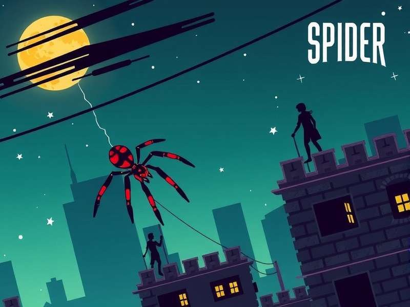 Spider Solitaire game layout on a digital screen