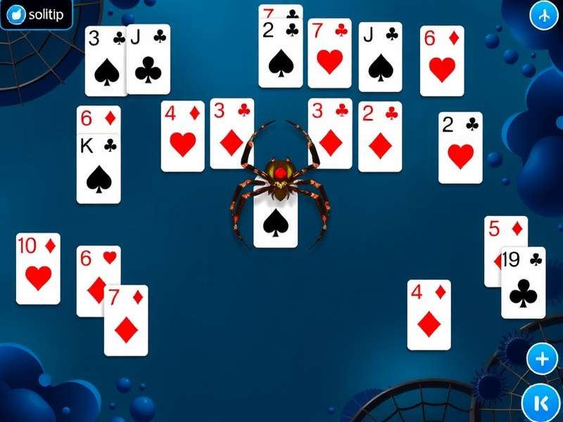 Indian player enjoying Spider Solitaire free online game on laptop
