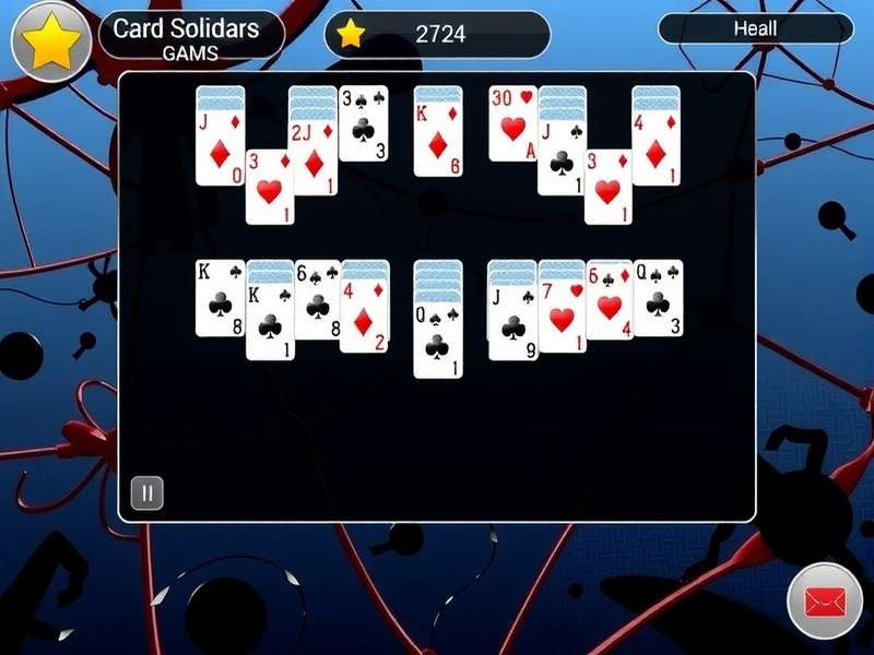 Spider Solitaire card layout with Indian themed backdrop