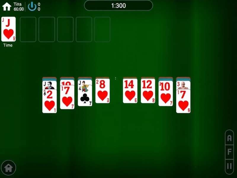 Spider Solitaire Aarp Free Online Game – playing cards arranged on a green felt table with spider web design