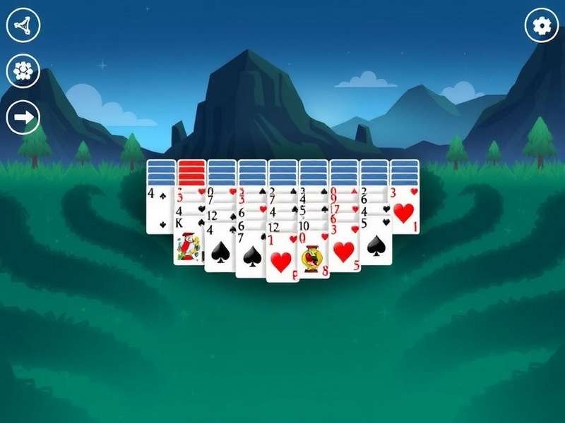 Spider Solitaire Free Game Full Screen – Play online on a large board with classic card design