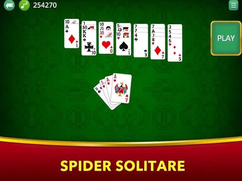 Spider Solitaire play free online games – India's favourite card game with four suits, no download required